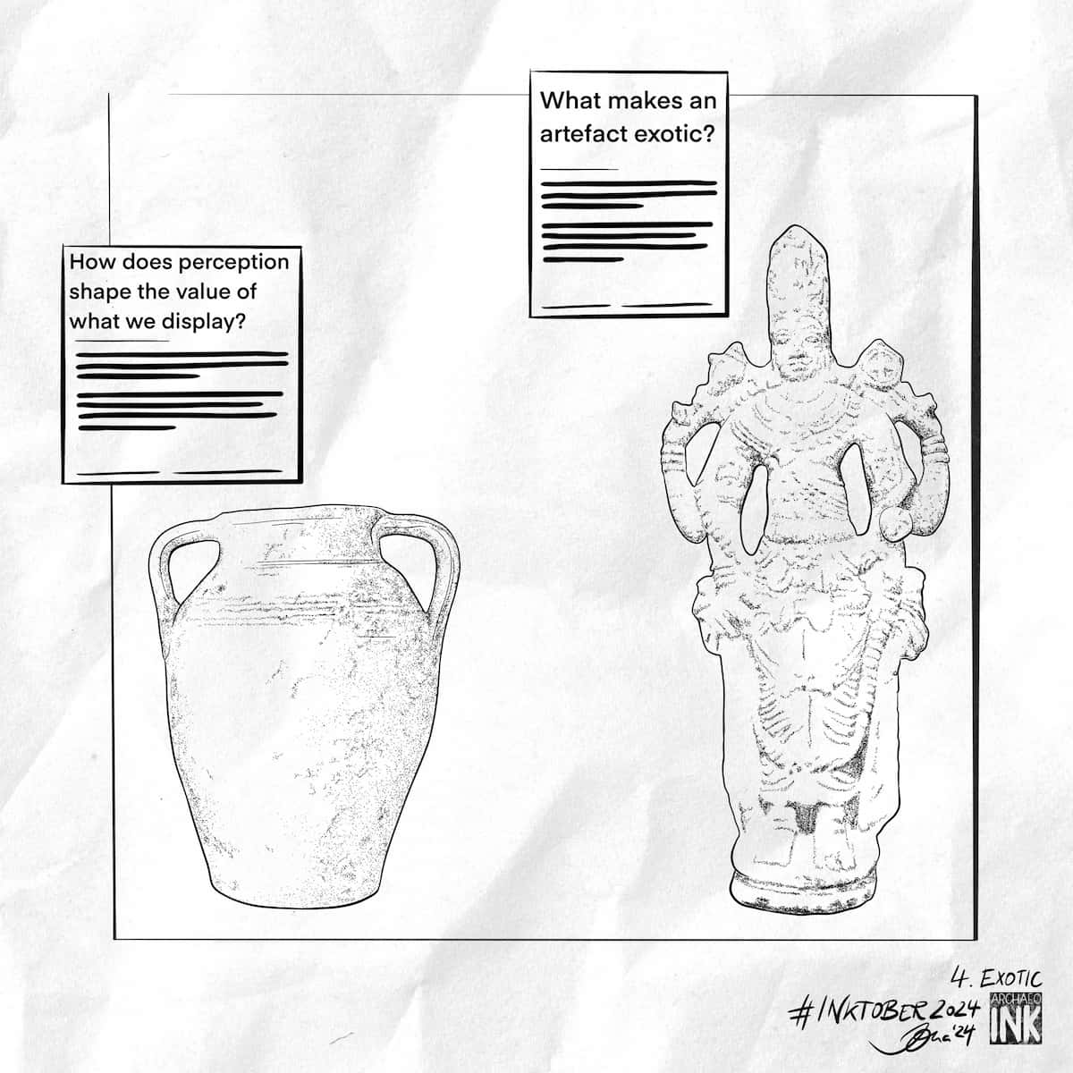 Figure 4: Exotic prompt Inktober 2024 by Jona Schlegel.