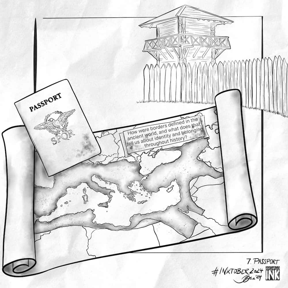 Figure 7: Passport prompt Inktober 2024 by Jona Schlegel.